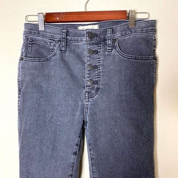 NEW Madewell 10" High-Rise Skinny Jeans Robert Wash 28 Petite - Picture 5 of 9